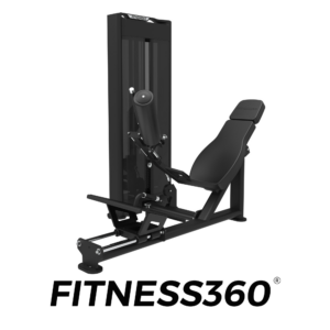 Hip thrust strength machine with pin-loaded weight stack and adjustable roller pad - main view