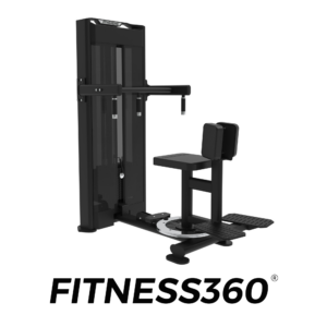 Rotary torso strength machine with pin-loaded weight stack