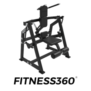 Abdominal crunch machine with plate-loaded Ø50 mm weight sleeve
