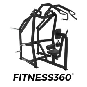 High Row Machine for professional upper back training with plate-loaded resistance