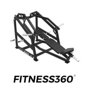 Plate-loaded incline chest press machine for professional upper chest training