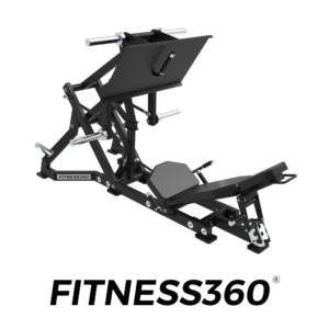 Plate-loaded leg press machine with adjustable seat for professional leg training