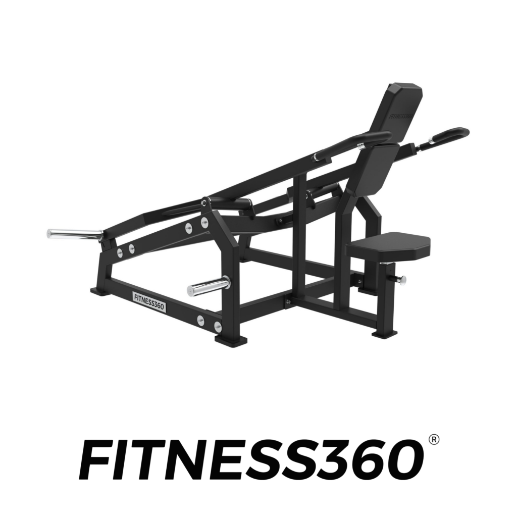 Professional seated dip machine with adjustable seat and plate-loaded resistance for triceps training