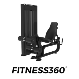 Dual leg extension and prone leg curl strength machine with pin-loaded weight stack - main view
