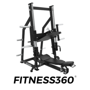 Vertical leg press plate loaded machine with Ø50 mm weight sleeves
