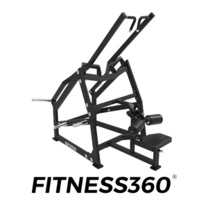 Wide pull down plate loaded machine with Ø50 mm weight sleeves