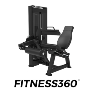 Dual leg extension and seated leg curl strength machine with pin-loaded weight stack - main view