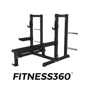 Olympic Bench Press with Storage heavy duty commercial rack system